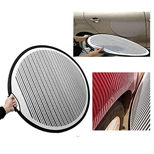 HiYi Dent Reflector Board 80cm Light Board Foldable Striped Reflector Car Line Board Flexible Reflector Led Line Dent Panel Dent Remover Tool for Dent Fix Car Body Door Scratch Tool Car Dent Fix Tools - Image 2