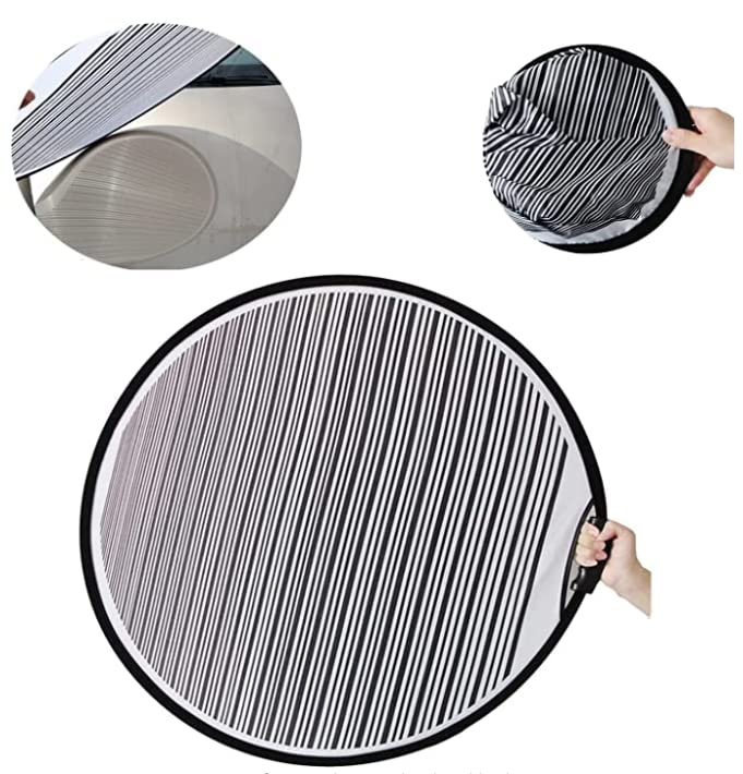 HiYi Dent Reflector Board 80cm Light Board Foldable Striped Reflector Car Line Board Flexible Reflector Led Line Dent Panel Dent Remover Tool for Dent Fix Car Body Door Scratch Tool Car Dent Fix Tools - Image 4