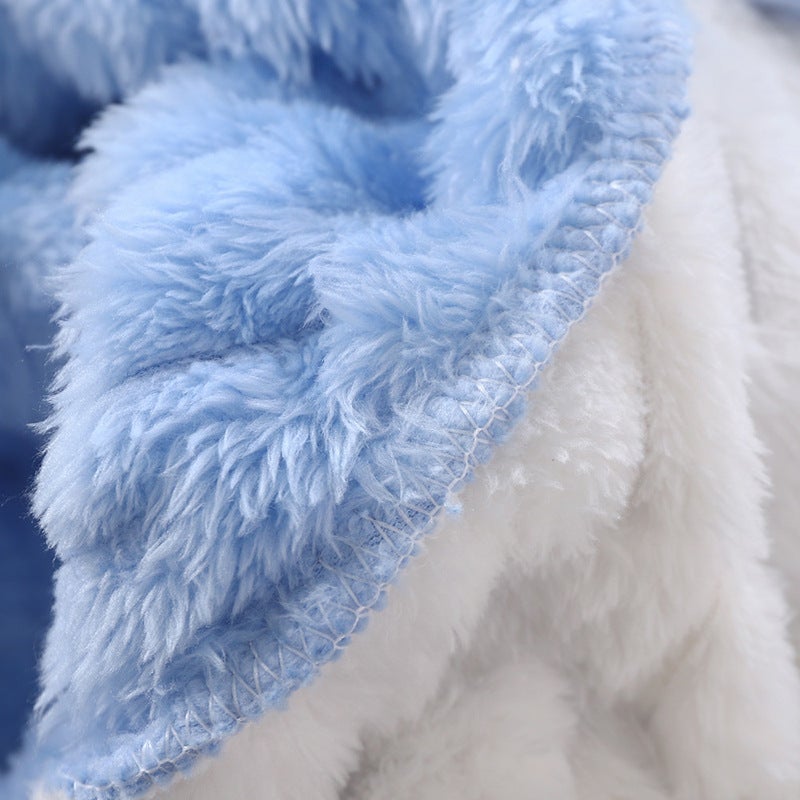 New Children'S Tortoise Fluffy Sweater Jacket Boys And Girls Baby Korean Warm Collar Zipper Cardigan - Image 4