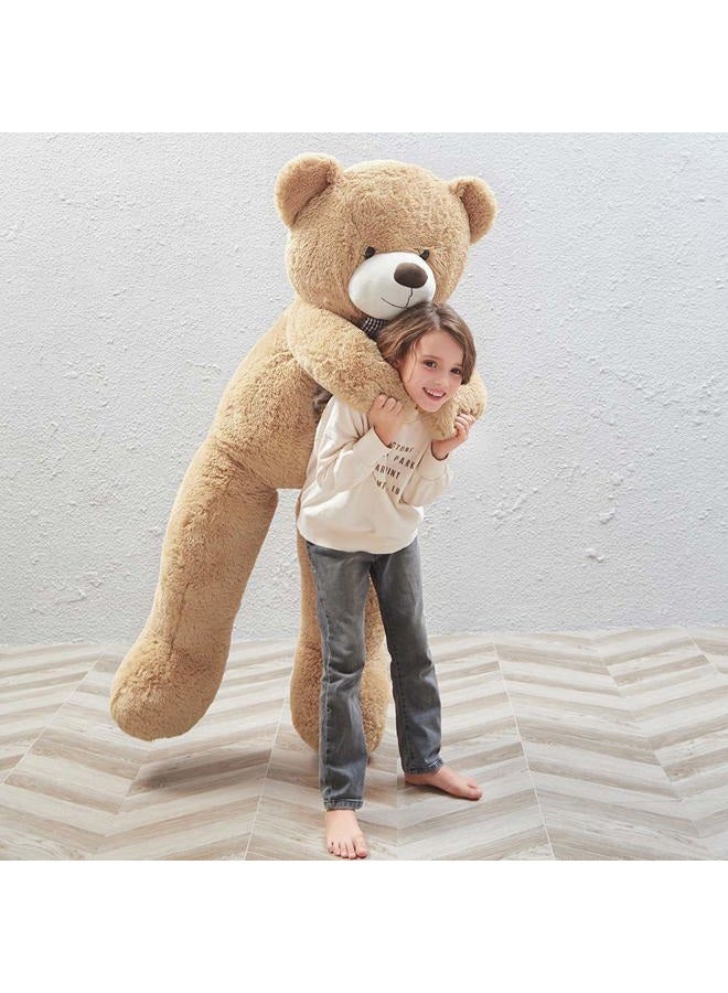 MaoGoLan دب تيدي كبير 55 بوصة دب عملاق حيوانات محشوة دمى كبيرة بحجم الحياة للأطفال والبالغين - Image 5