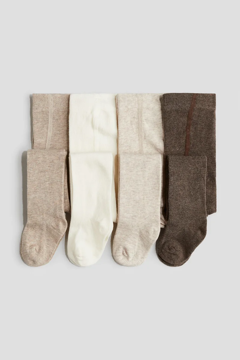 H&M 4-pack fine-knit tights