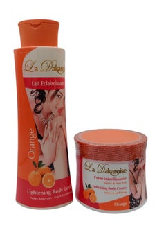 Orange Skin lightening Set Lotion 400 ml Cream 300 ml 