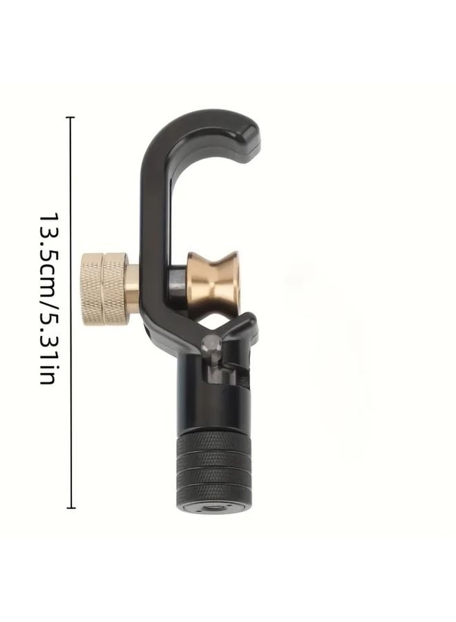 1 قطعة أداة تقشير الكابلات القابلة للتعديل من سبيكة الألومنيوم بتصميم حزام متقاطع متين - Image 3