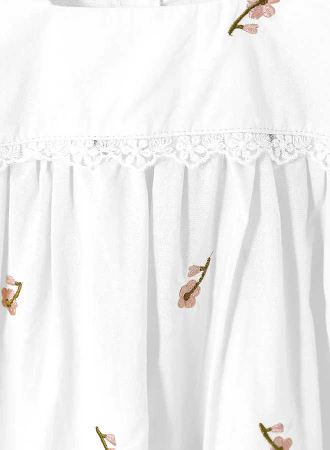 Take Two Take Two Girls Floral Embroidery Dress