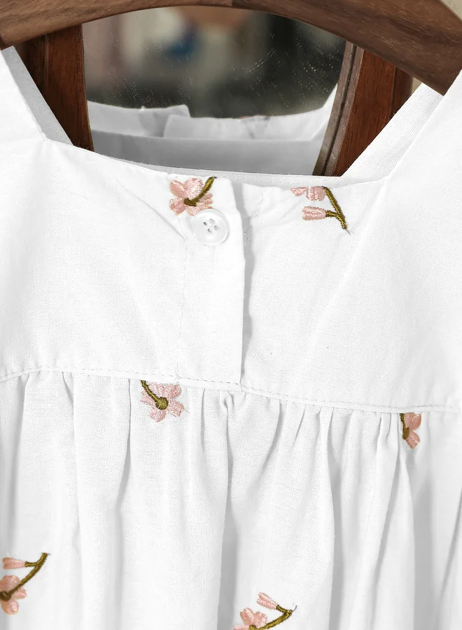 Take Two Take Two Girls Floral Embroidery Dress