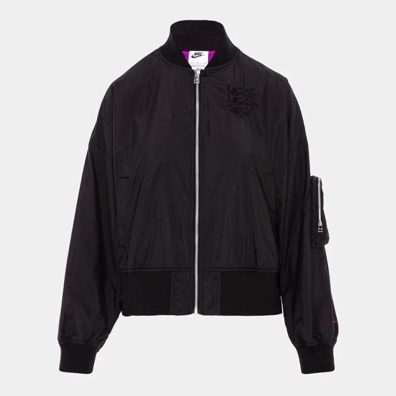 Nike Black Women's England Essential Football Bomber Jacket for Women | Best Price UAE