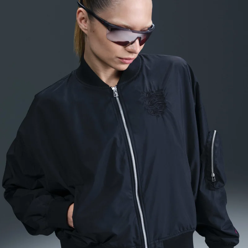 Women's England Essential Football Bomber Jacket
