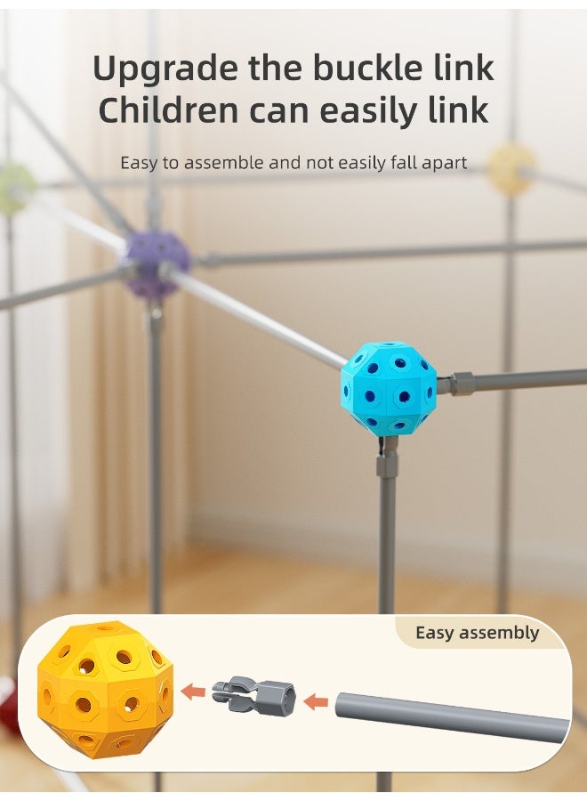 إسكدنيا بناء الإبداعي DIY بألعاب خرز شيد - ألعاب تركيب 4D لمرحلة ما قبل المدرسة - Image 4