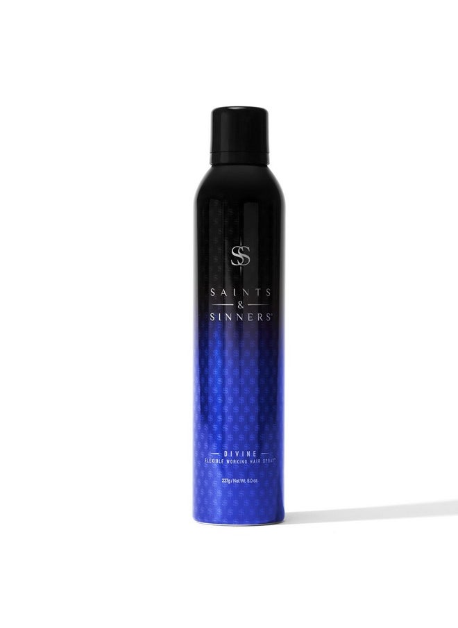 Saints & Sinners - Divine Flexible Working Hair Spray For Longlasting Volume Styling Thickening Touchable Brushable Maximum Hold - Image 1