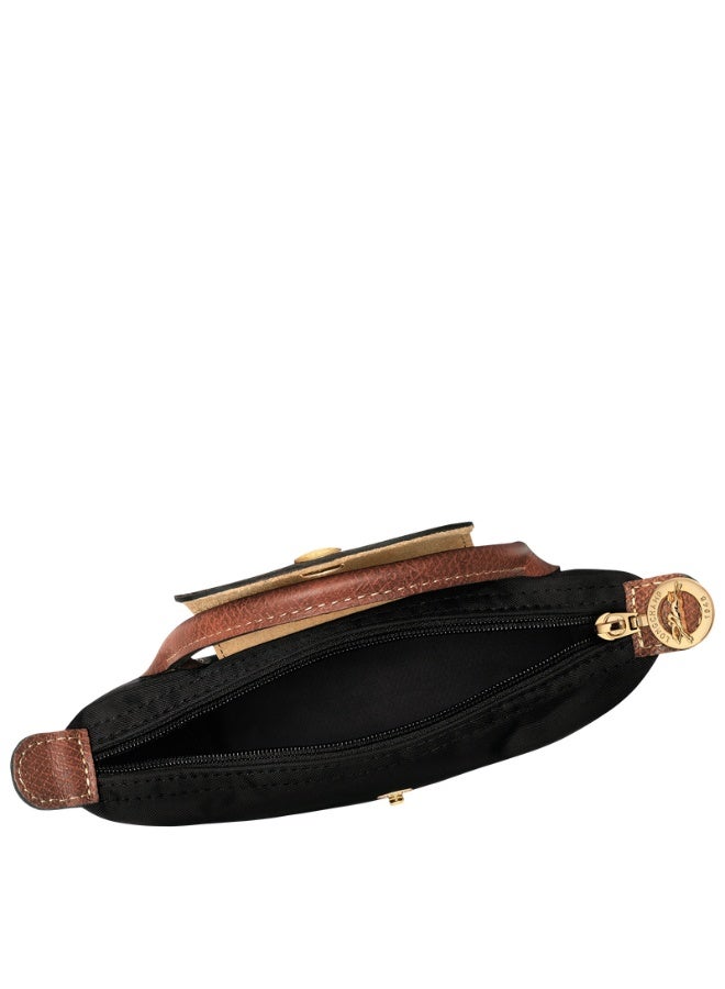 Longchamp Le Pliage Original comes in a small bag with a handle and a shoulder strap Blackness - recycled canvas - Image 4
