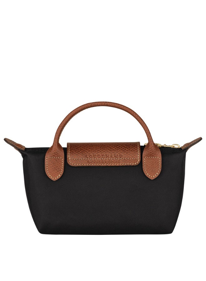 Longchamp Le Pliage Original comes in a small bag with a handle and a shoulder strap Blackness - recycled canvas - Image 5