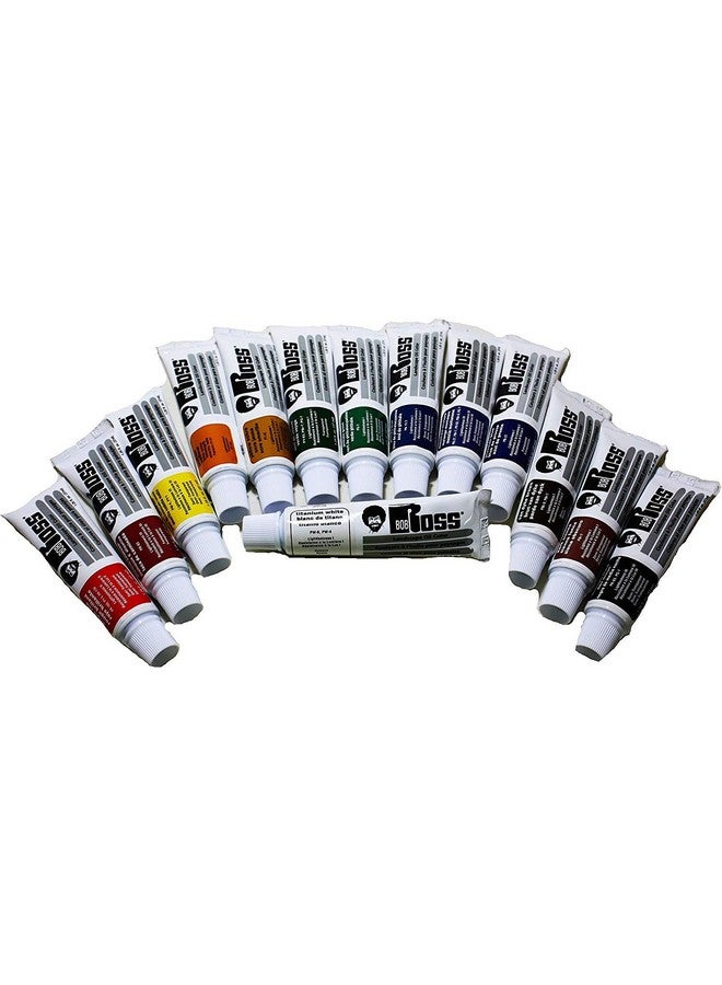 بوب_روز مجموعة كاملة من زيت المناظر الطبيعية مكونة من 14 لونًا (أنابيب 37 مل) - Image 1