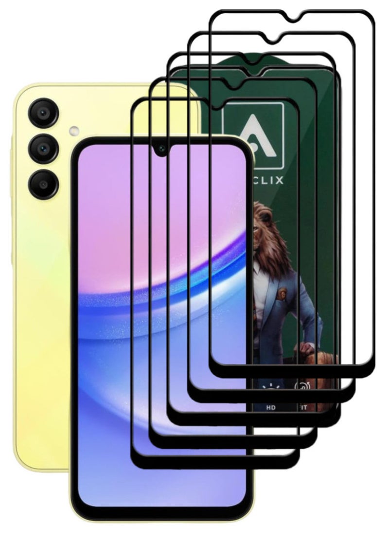 أكاليكس 5 قطع، حماية شاشة، لهاتف سامسونج جالاكسي A15، جودة ممتازة. - Image 1