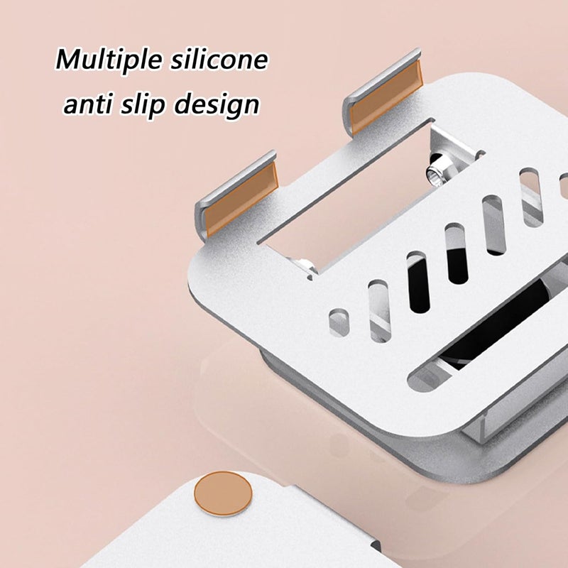 Adjustable Laptop Stand with 360 Degree Rotatable Base Foldable Laptop Holder for Desk Ergonomic Computer Notebook - Image 3