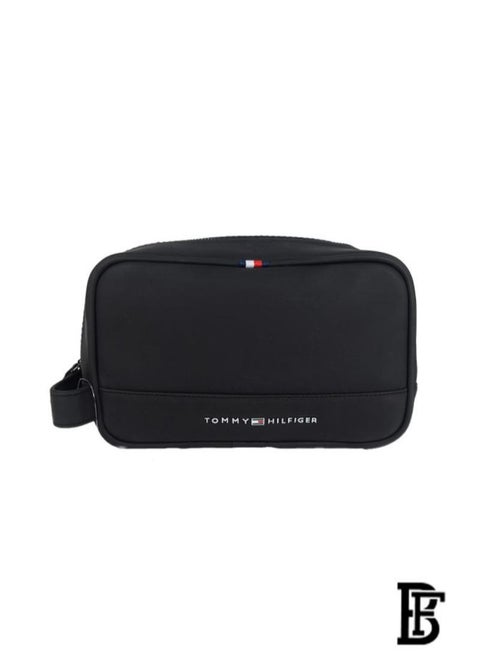 Tommy Hilfiger Men's Black Clutch Bag- Black