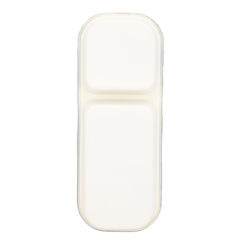 Stainless Steel Lunch Box: L Size Milk White Color - Leak-Proof Secure Seal Compartment Design - Microwave & Dishwasher Safe Portable Food Container for Outdoor Camping Hiking Office Gym Daily Use - Image 2
