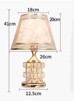 Generic Table Lamp Metal Warm Lightning Gold 41*26*26  - Image 2