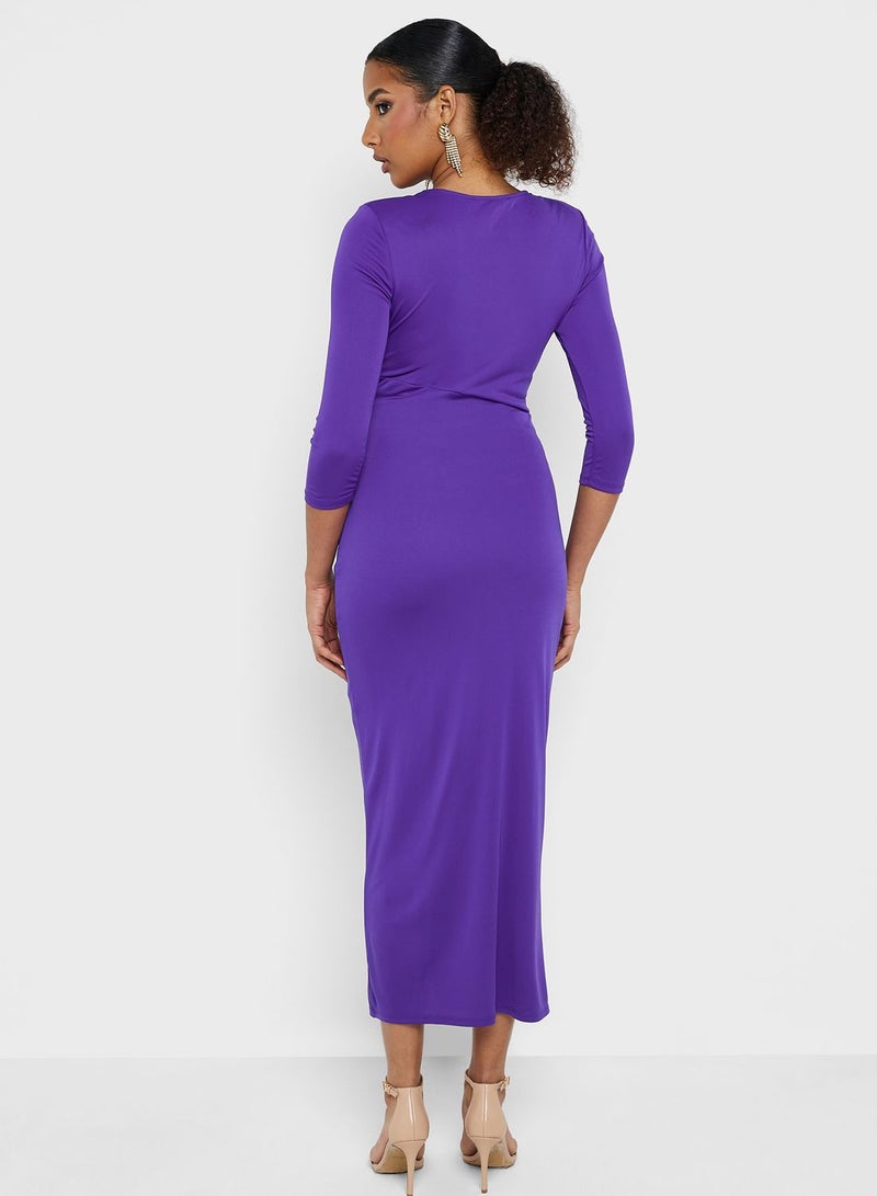 Montania Ruched Tulip Midi Dress - Image 2