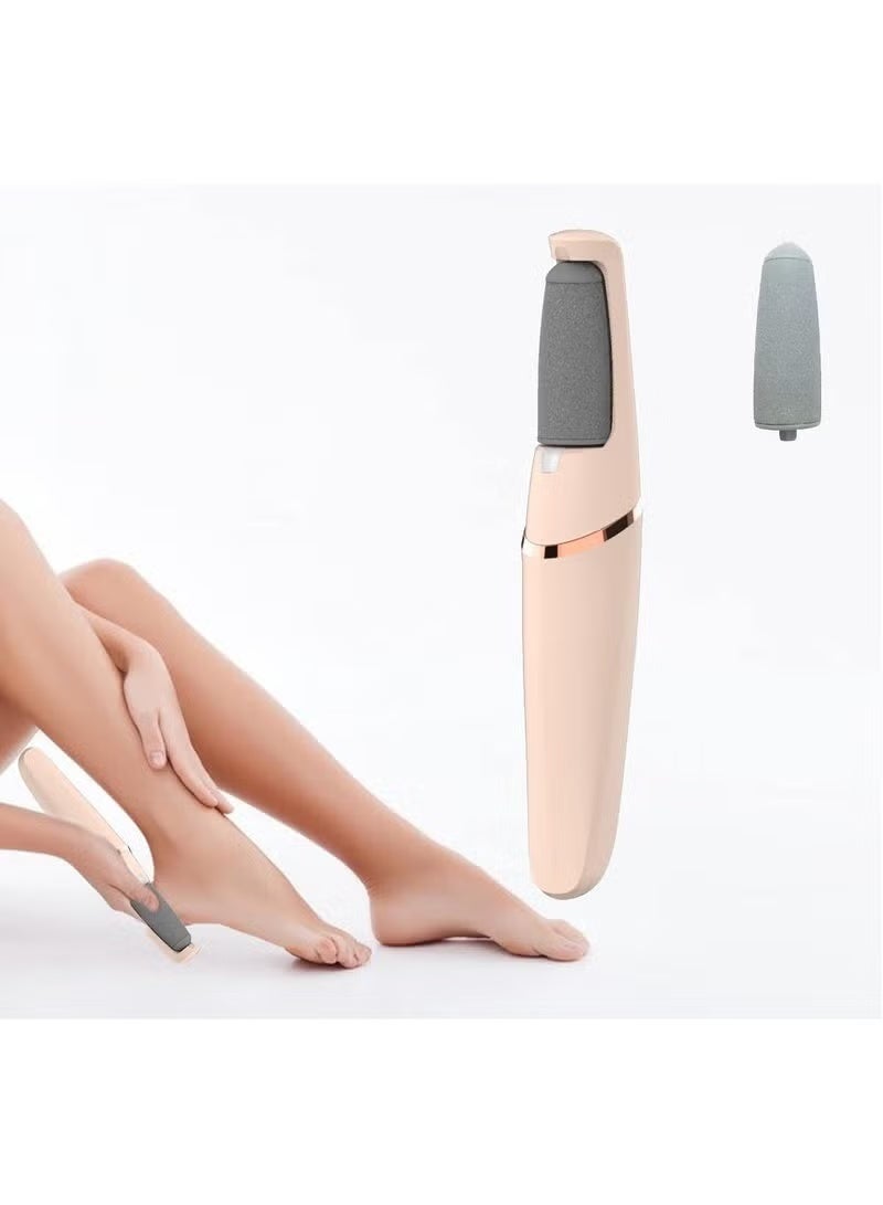 آلة إزالة الجلد الميت الكهربائية، مبرد قدم، جهاز باديكير لإزالة الجلد القاسي، برأسين مزدوجين، أداة العناية بالقدمين، مبرد قدم قابل لإعادة الشحن للنساء، جهاز باديكير لإزالة التشققات والجلد الميت - Image 2