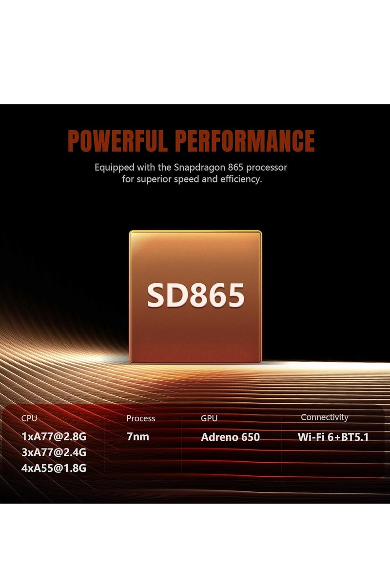 Retroid Pocket 5 Retro Handheld Game Console, 8+128G, 5.5-inch Touchscreen 1080p Portable Android Gaming Handheld with Adreno 650 GPU & WiFi 6/BT5.1, Snapdragon 865 Processor, Android 13 Black - Image 4