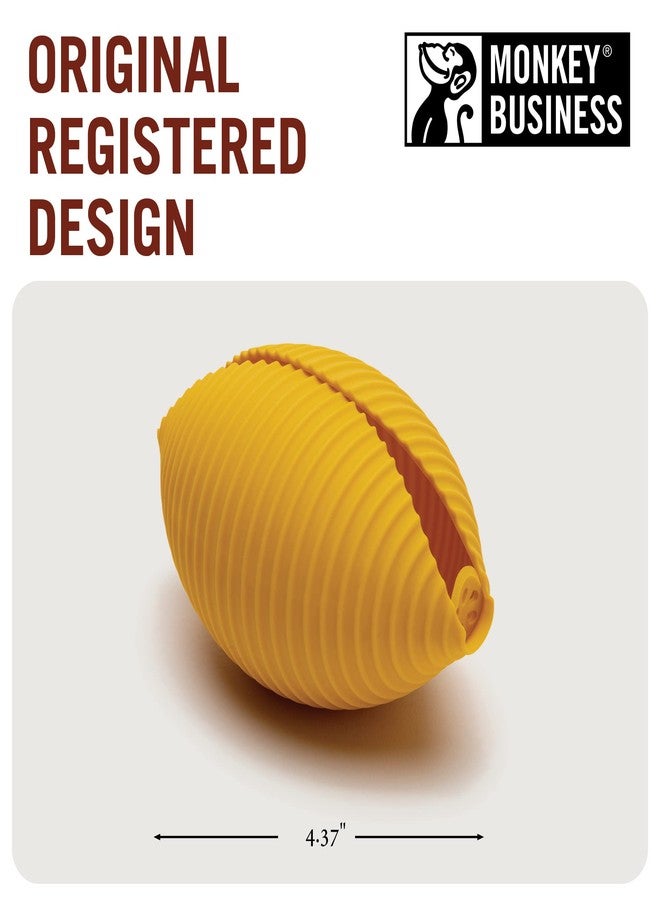 مانكي بيزنس عصارة ليمون سيليكون مرحة على شكل معكرونة / أقصى كمية من العصير بدون فوضى / سهلة الاستخدام وسهلة التنظيف - تمنع تناثر العصير غير المرغوب فيه وتحافظ أيضًا على لب الليمون! - Image 4