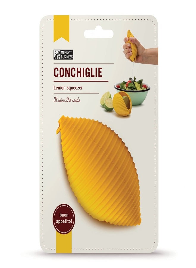 مانكي بيزنس عصارة ليمون سيليكون مرحة على شكل معكرونة / أقصى كمية من العصير بدون فوضى / سهلة الاستخدام وسهلة التنظيف - تمنع تناثر العصير غير المرغوب فيه وتحافظ أيضًا على لب الليمون! - Image 1