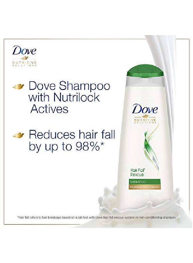 Dove Hair Fall Rescue Shampoo 340 Ml For Damaged Hair Hair Fall Control For Thicker Hair Mild Daily Anti Hair Fall Shampoo For Men Women - Image 4