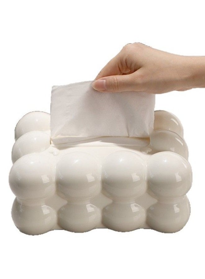 1piece Nordic Style Cloud Tissue Box Cute Decorative Cover for Living Room - Image 1
