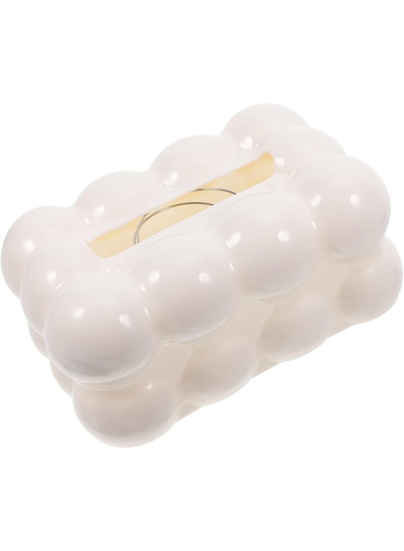 1piece Nordic Style Cloud Tissue Box Cute Decorative Cover for Living Room - Image 2