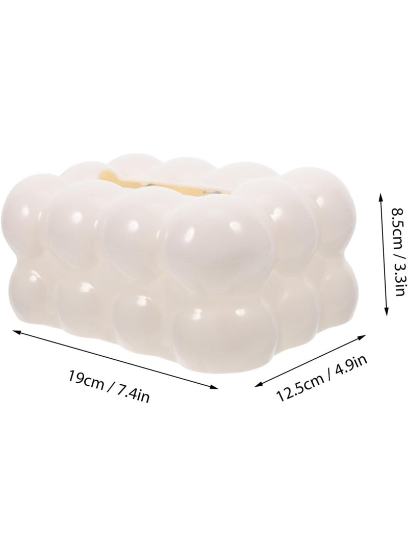 1piece Nordic Style Cloud Tissue Box Cute Decorative Cover for Living Room - Image 3