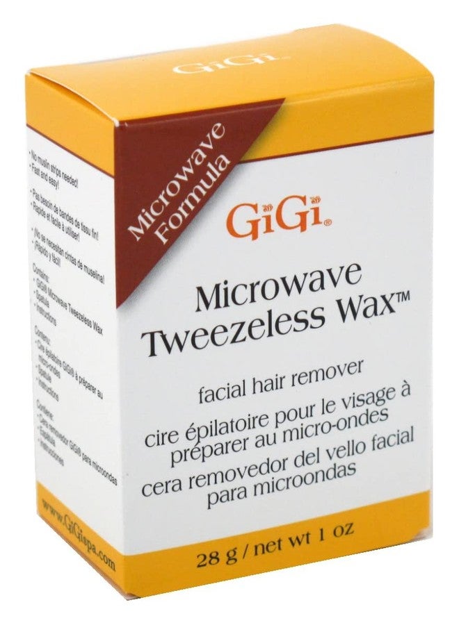 GiGi Microwave Tweezeless Wax 1 oz (Pack of 2)