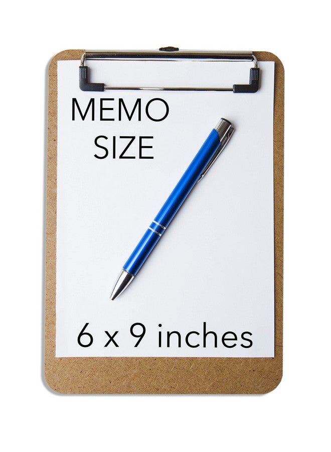 Office Solutions Direct Mini Clipboard 6" X 9" (Set Of 12) Memo Clipboard | Small Clipboards 6X9 With Low Profile Clip Mini Clipboards 6X9 Little Clipboards Half Size | Office Teacher Classroom & Back To School Supplies - Image 3