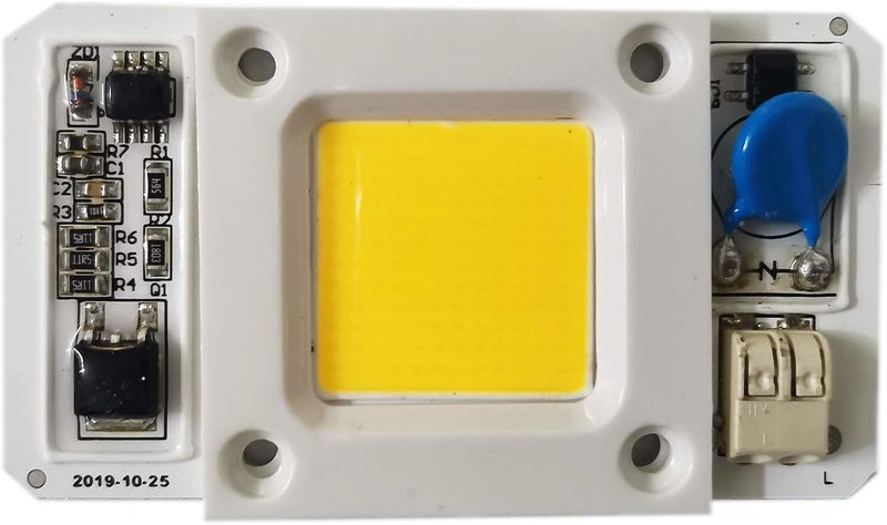 Lansan 50W Driverless Solderless LED Chip Integrated Smart IC DIY (Warm White 3000-3500K) - Image 1