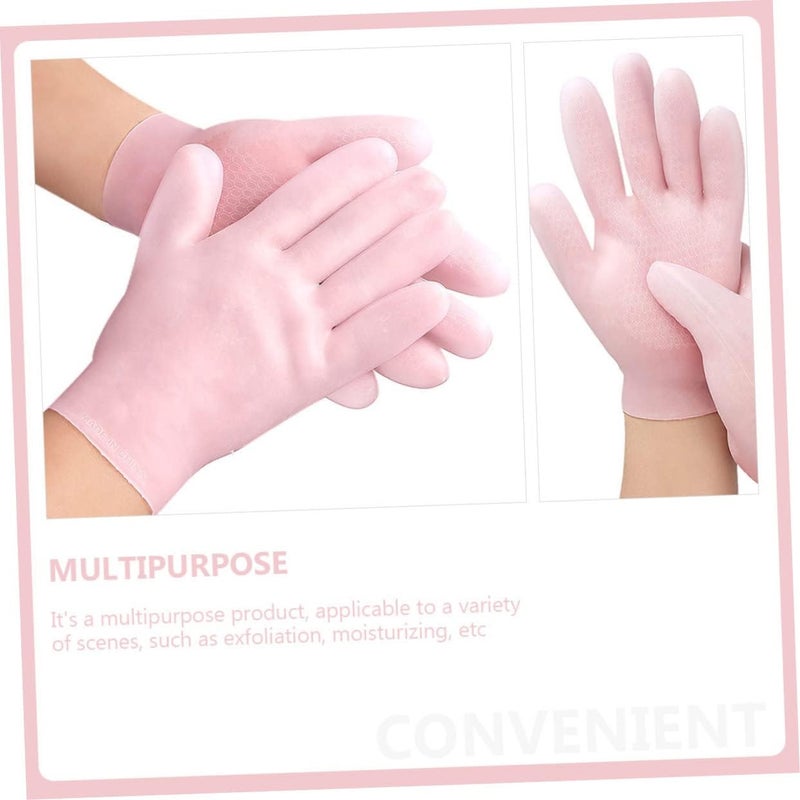 Moisturizing Non-Slip Gloves for Women Long Exercise Gloves Hand Moisturizing Spa Kit - Image 4