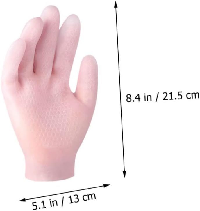 Moisturizing Non-Slip Gloves for Women Long Exercise Gloves Hand Moisturizing Spa Kit - Image 5
