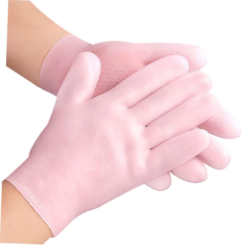 Moisturizing Non-Slip Gloves for Women Long Exercise Gloves Hand Moisturizing Spa Kit - Image 3