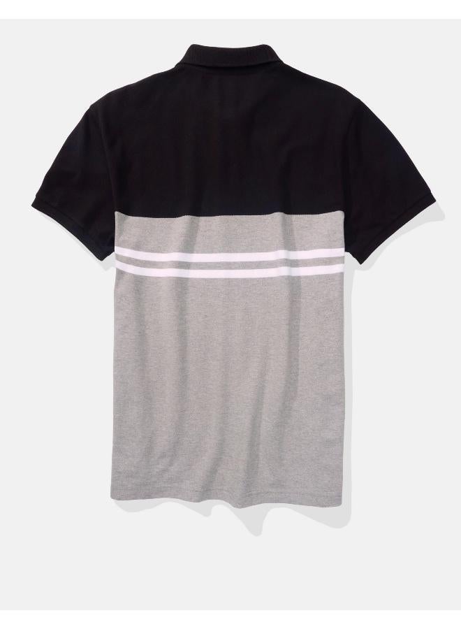 American Eagle Striped Polo - Image 2