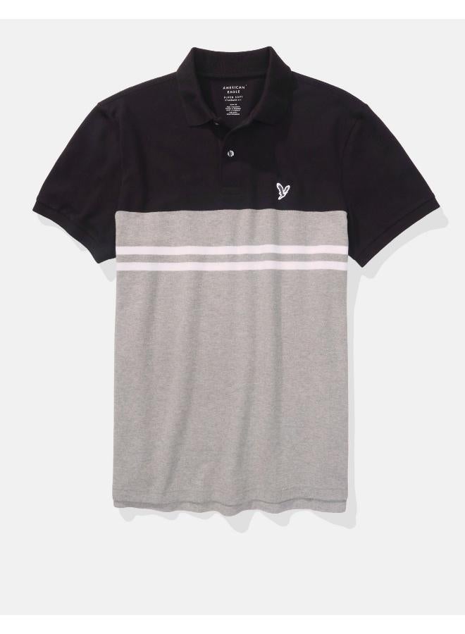American Eagle Striped Polo - Image 3