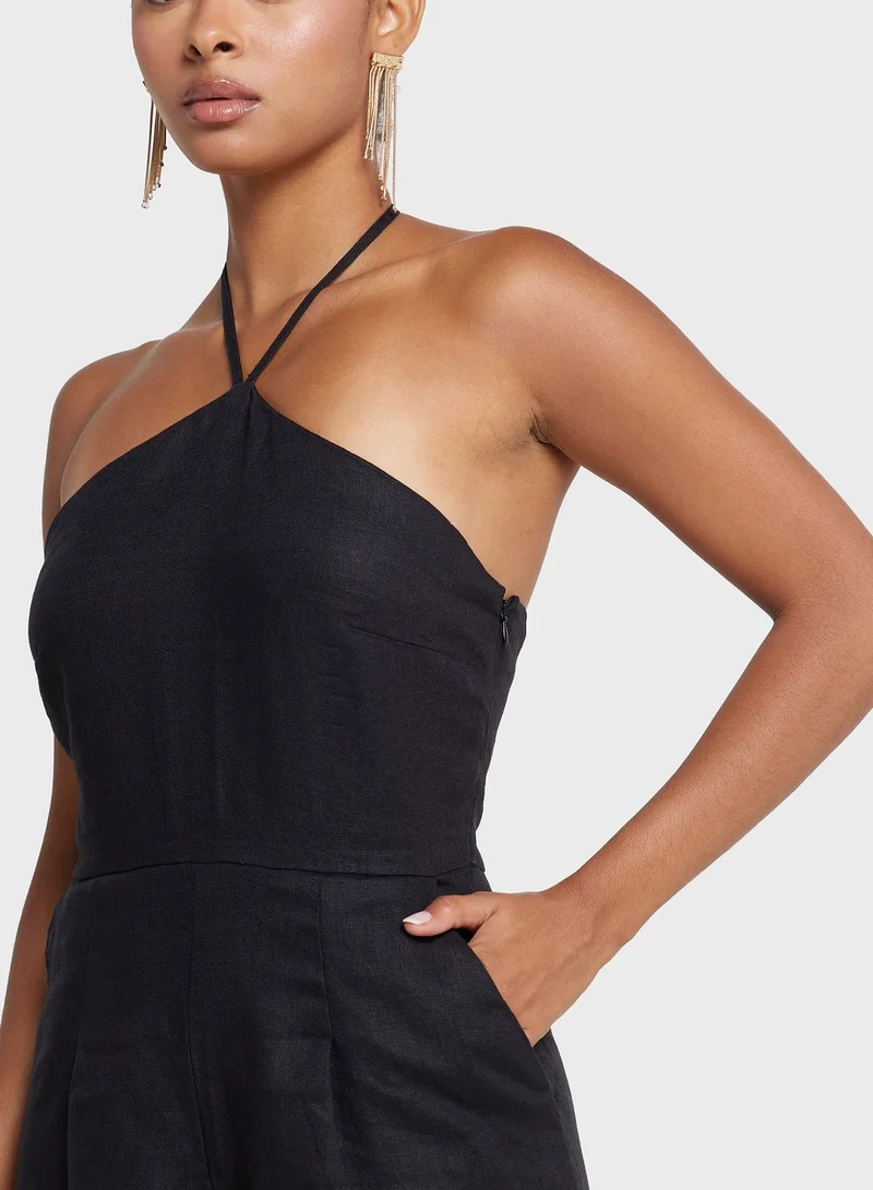 NA-KD Halter Neck Jumpsuit