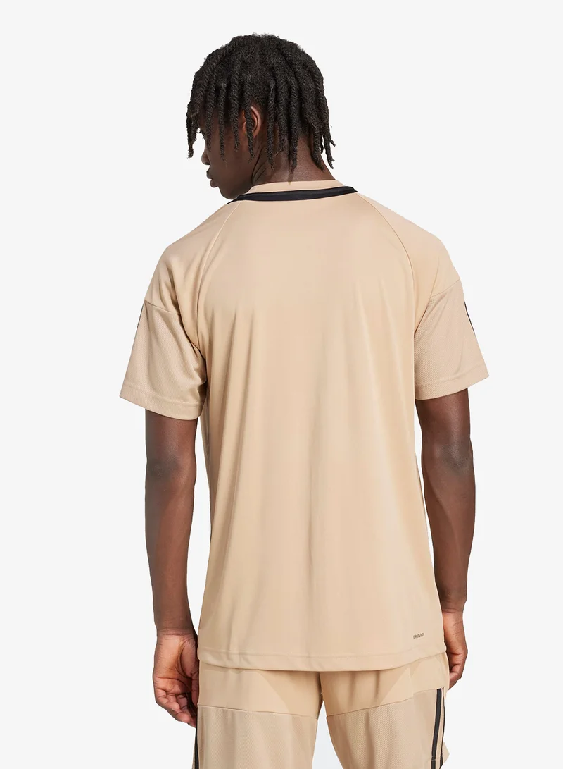 Adidas Sereno Aeroready 3-Stripes T-Shirt