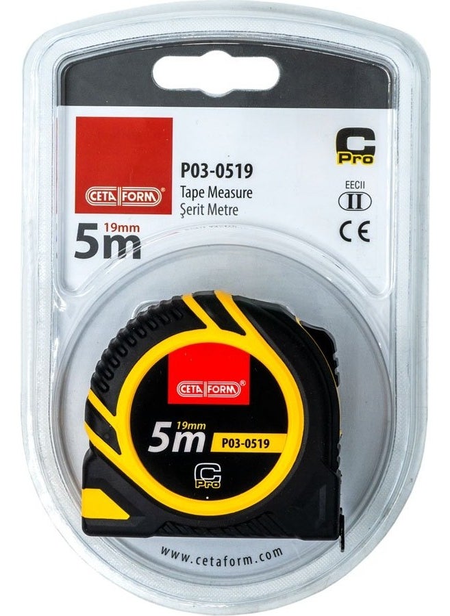 Ceta Form P03-0519 C-Pro Heavy Duty Tape Measure 5mt 19MM  - Image 4