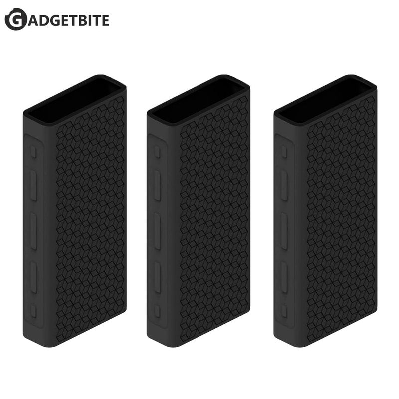 GadgetBite Silicon Soft Cover Case for Mi Power Bank 3i 20000 mAh Battery [Power Bank NOT Included]-Black - Image 2