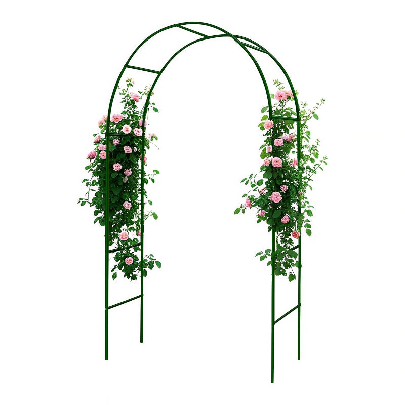 GreenGiggle 100 Metal Garden Arch Trellis for Climbing Plants Outdoor Assemble Freely 2 SizesPumpkin Archway Outdoor Garden Arbors and Arches for Wedding Party Decoration - Image 2