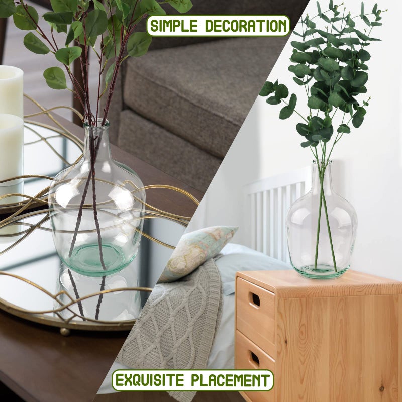 Bfttlity Clear Glass Vase Tall Farmhouse Vase for Branches Glass Vases for Centerpieces in Home Decoration (M) - Image 5
