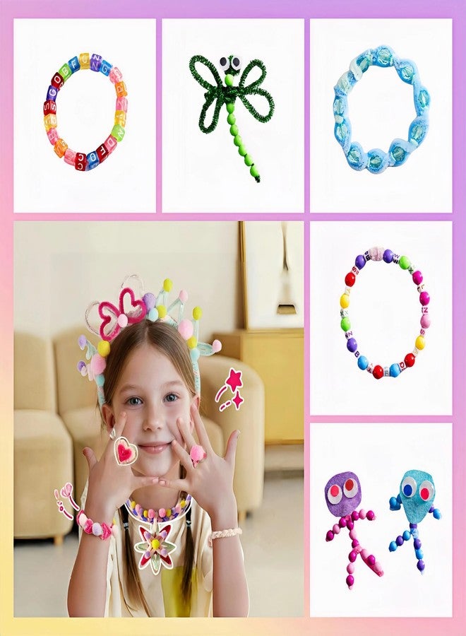 ROBOTIME Ultimate Craft Kit for Kids Ages 8-12 | Largest Pack | 1600+ Pieces Deluxe Arts and Crafts Supplies | Screen-Free Activities for Kids | Gift Ideas for Girls & Boys - Image 3