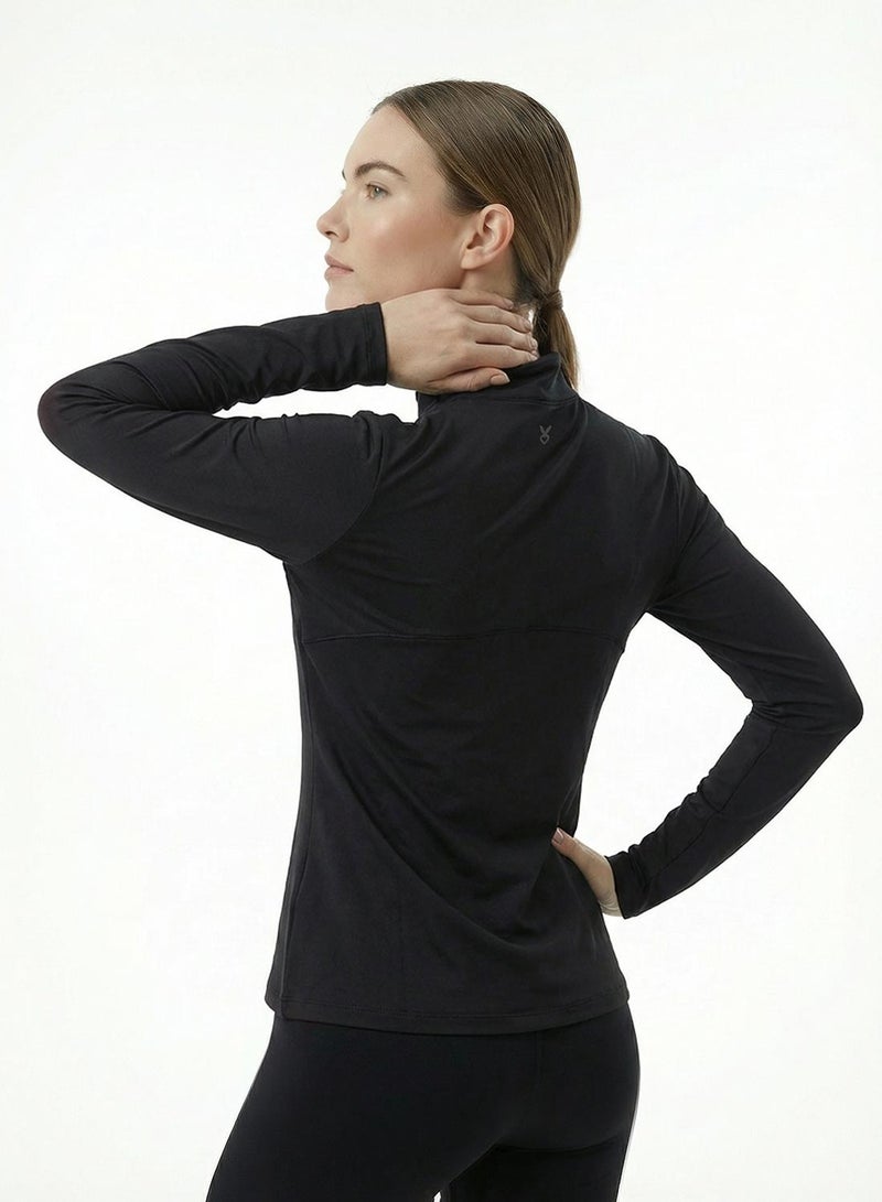 Cardio Bunny Women's Active Half Zip Training Top - Image 4