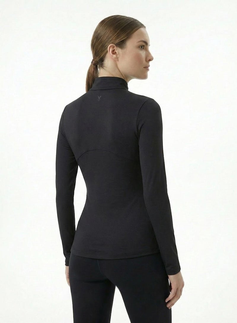 Cardio Bunny Women's Active Half Zip Training Top - Image 3