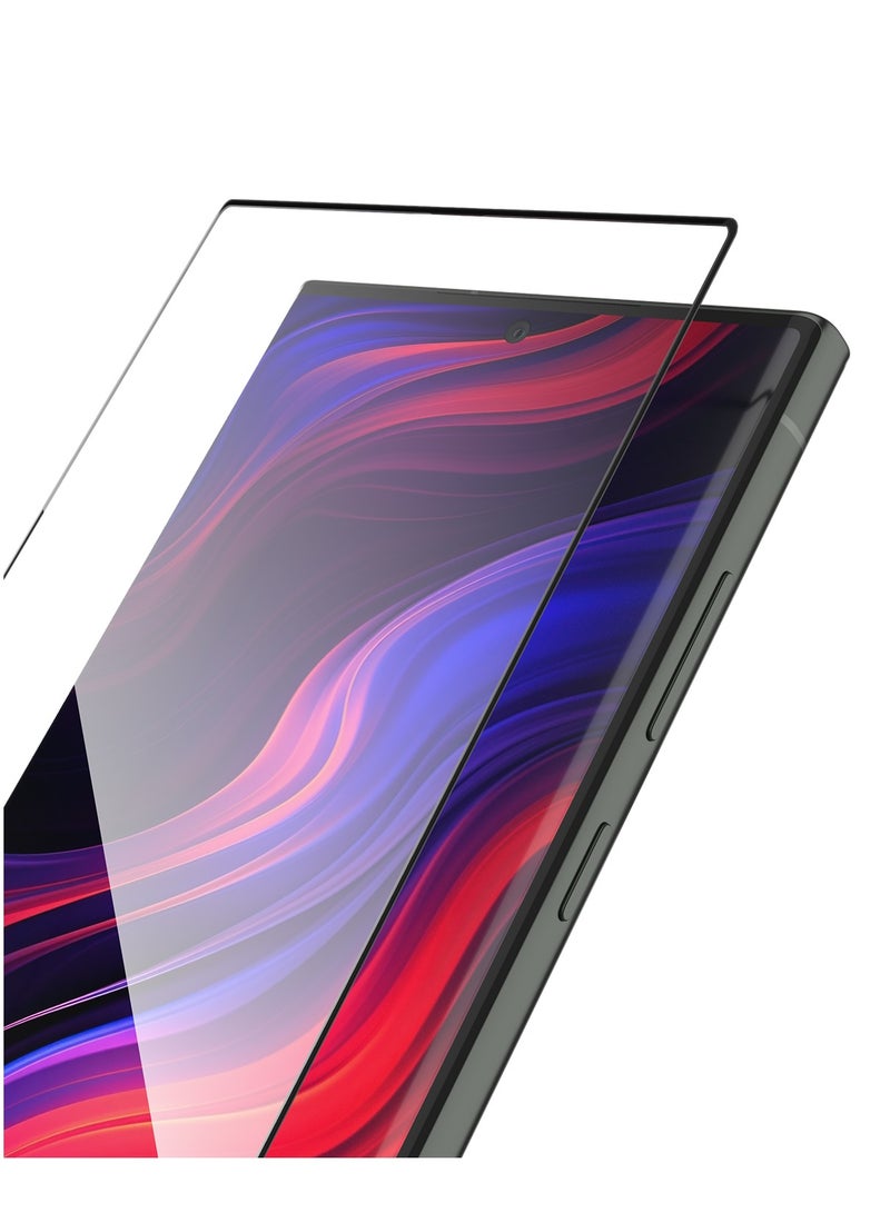 Moxedo حماية شاشة زجاجية مقسّاة موكسييدو الترا شيلد HD واضحة 9H صلابة تغطية كاملة مع جهاز تطبيق سهل التوجيه لجهاز سامسونج جالاكسي S23 ألترا 6.8 بوصة - Image 1