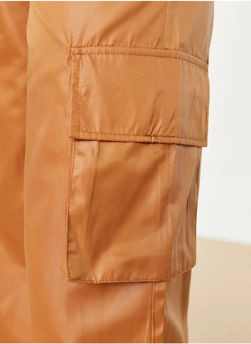 trendyol Wide Leg Pocket Detail Pants