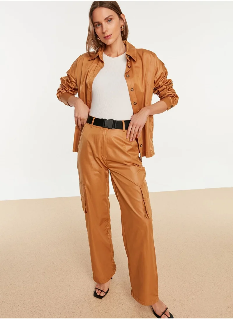 trendyol Wide Leg Pocket Detail Pants